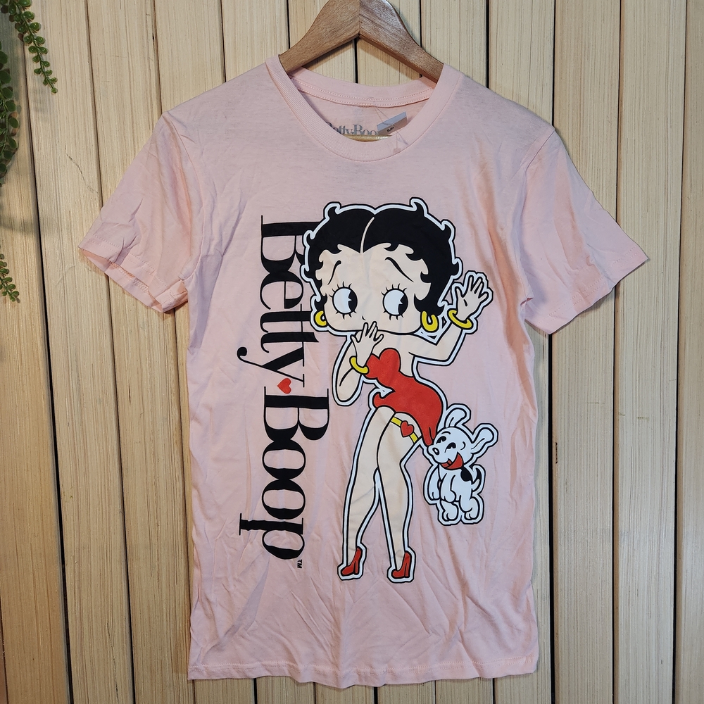 Betty Boop Pink Graphic T-Shirt Size S